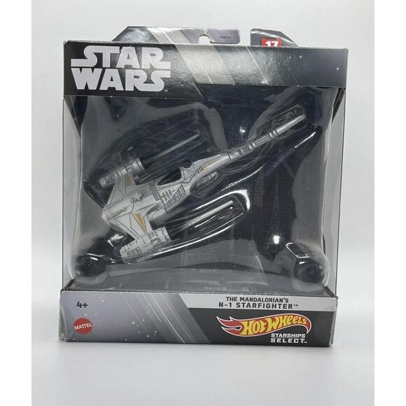 Hot Wheels Star Wars The Mandalorian's N-1 Starfighter Starship Model Toy - Picture 1 of 4